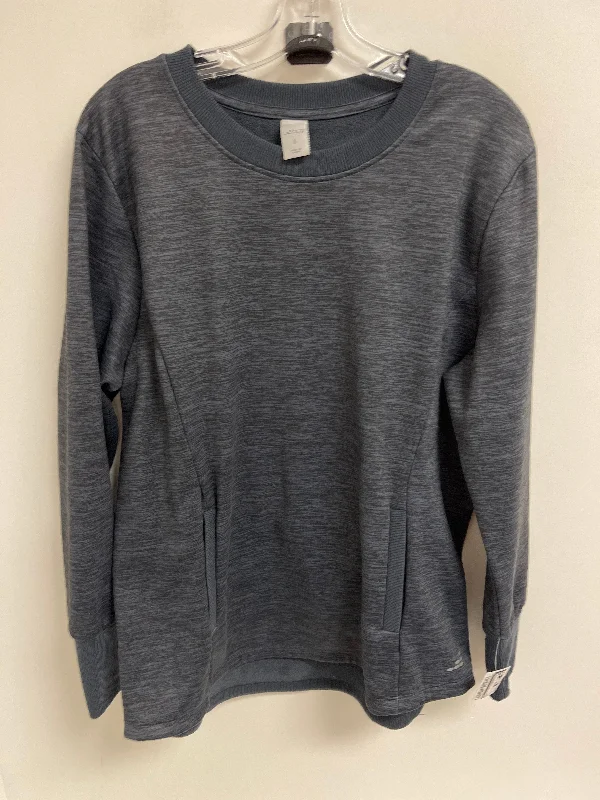 Athletic Sweatshirt Crewneck By Bcg In Grey, Size: L