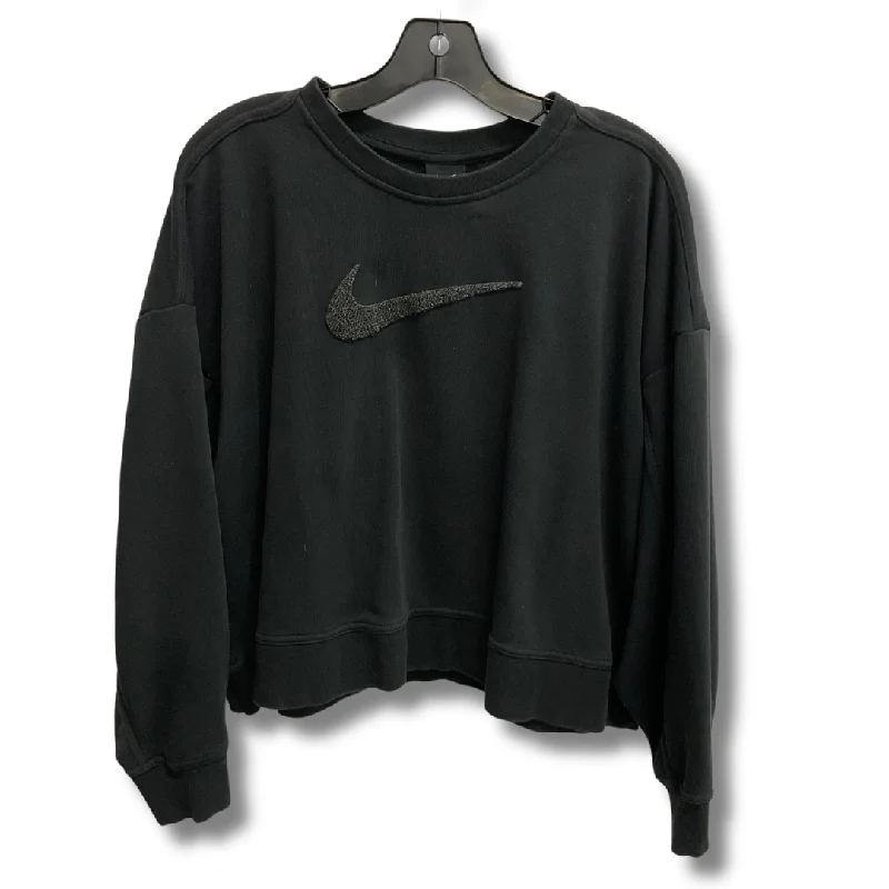 Athletic Sweatshirt Crewneck By Nike In Black, Size: Xl