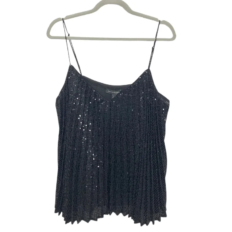 Blouse Sleeveless By Banana Republic In Black, Size: L