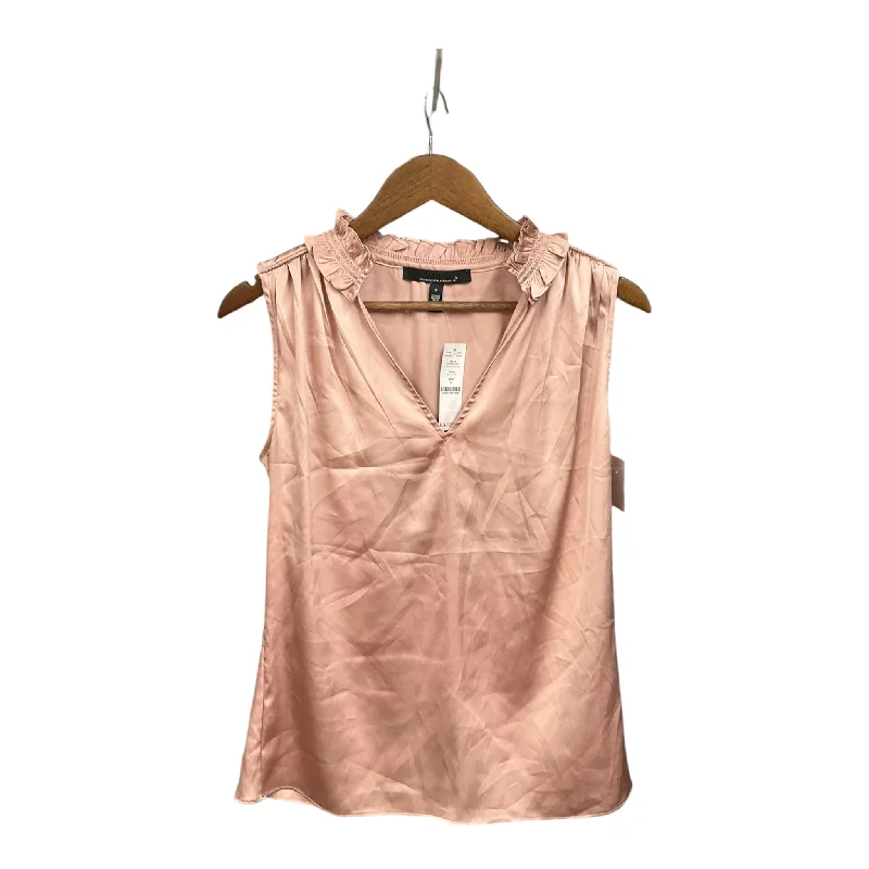 Blouse Sleeveless By White House Black Market In Pink, Size: S