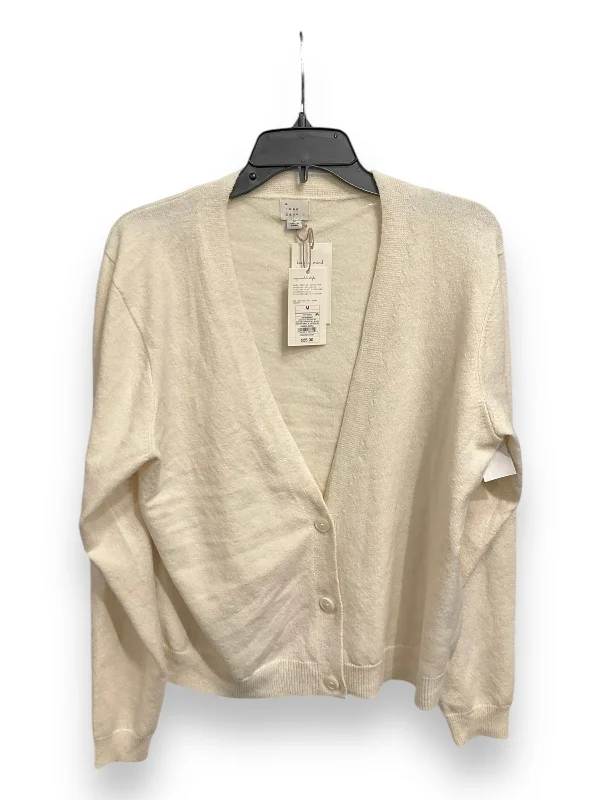 Cardigan By A New Day In Cream, Size: M