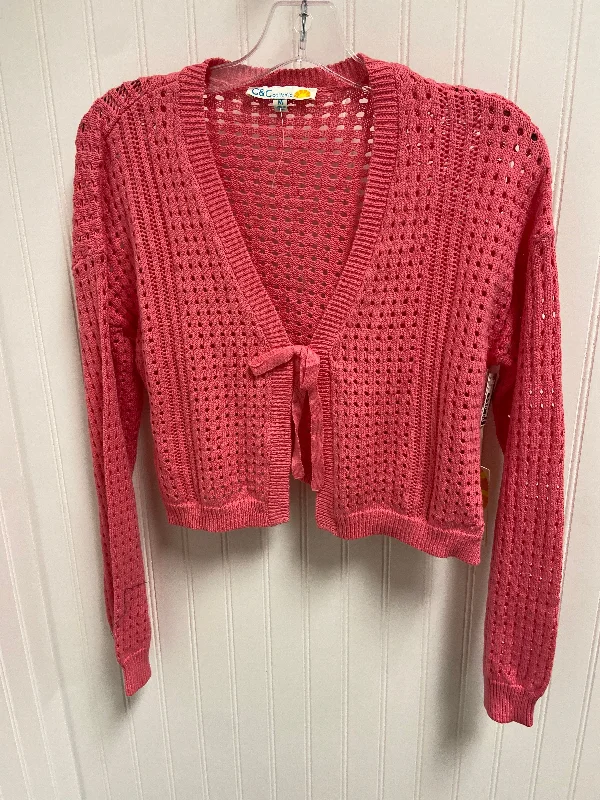 Cardigan By C And C In Pink, Size: M