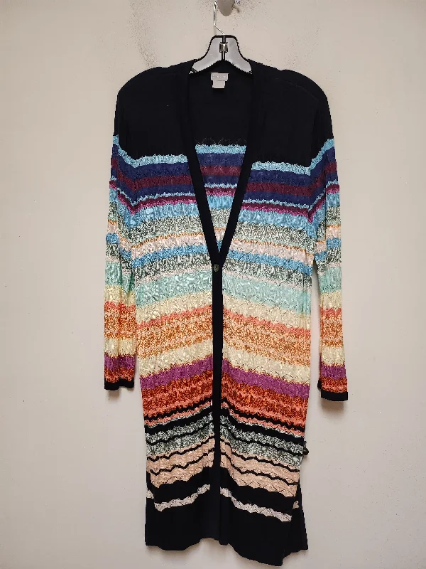 Cardigan By Chicos In Multi-colored, Size: Xl