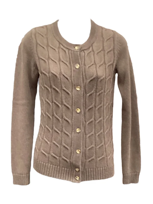 Cardigan By Clothes Mentor In Brown, Size: M