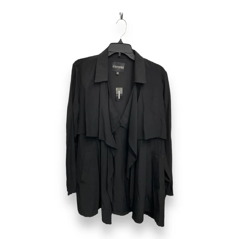 Cardigan By Express In Black, Size: M