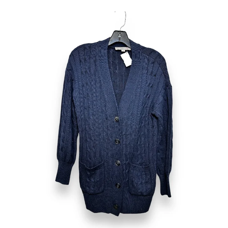 Cardigan By Loft In Navy, Size: S