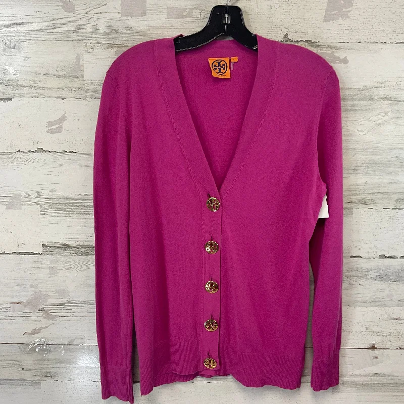 Cardigan By Tory Burch In Pink, Size: L