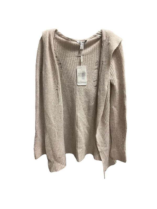 Sweater Cardigan By Autumn Cashmere In Beige, Size: Xs