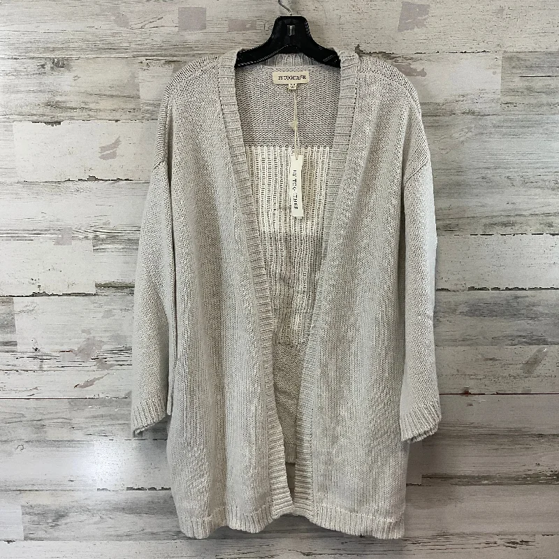 Sweater Cardigan By By Together In Grey, Size: S