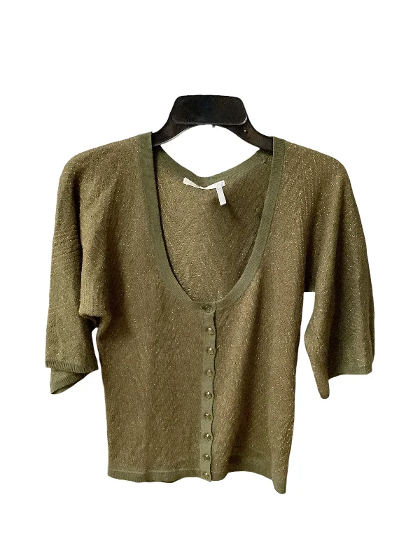 Sweater Cardigan By Classiques Entier In Green, Size: M