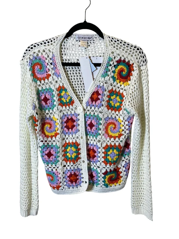 Sweater Cardigan By Cmc In Multi-colored, Size: S