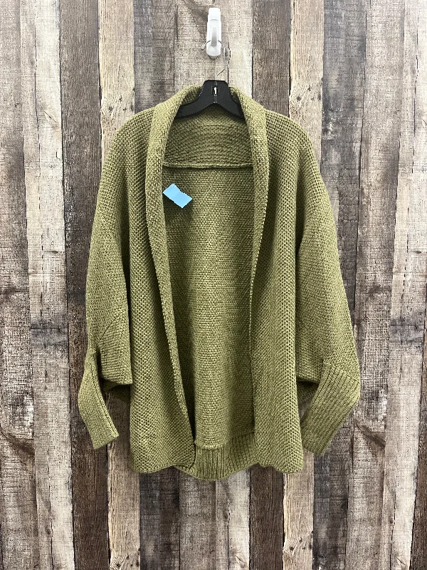 Sweater Cardigan By Cmf In Green, Size: S