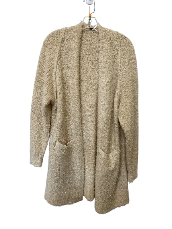 Sweater Cardigan By Free People In Cream, Size: Xs