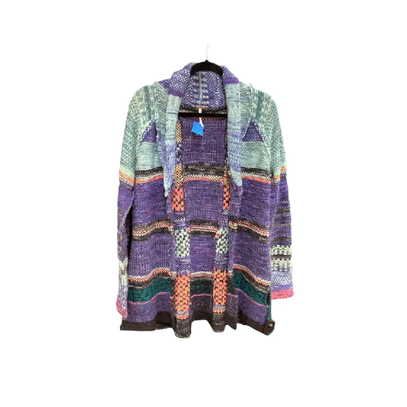 Sweater Cardigan By Free People In Multi-colored, Size: M