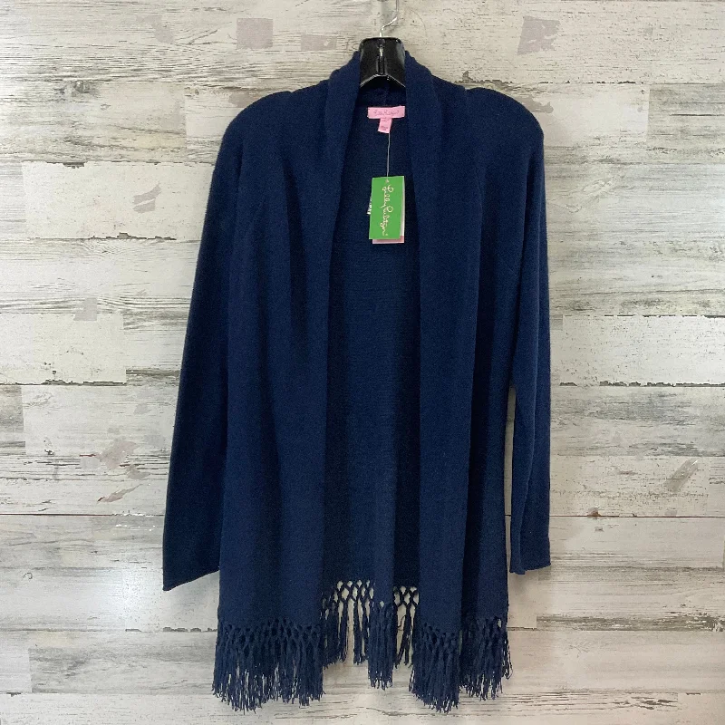 Sweater Cardigan By Lilly Pulitzer In Blue, Size: M