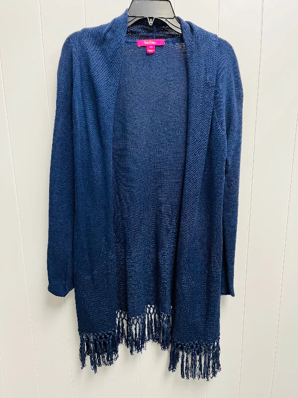 Sweater Cardigan By Lilly Pulitzer In Navy, Size: S