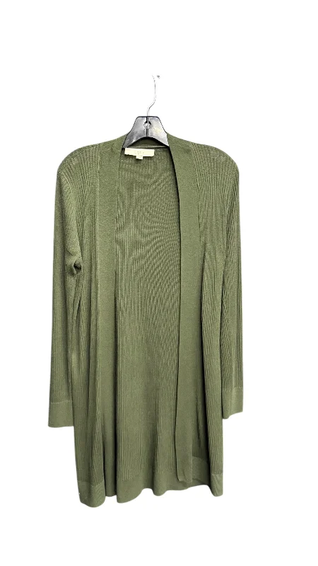 Sweater Cardigan By Loft In Green, Size: S