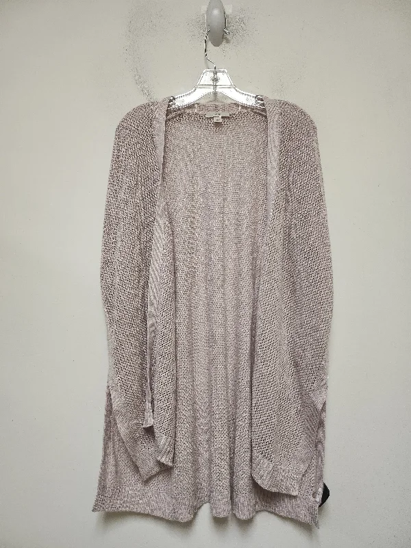 Sweater Cardigan By Loft In Purple, Size: Xs