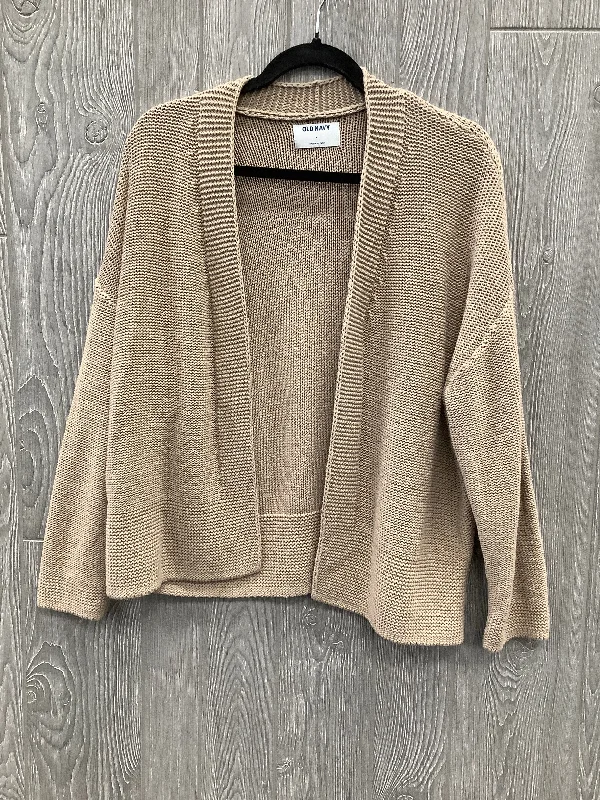 Sweater Cardigan By Old Navy In Beige, Size: L