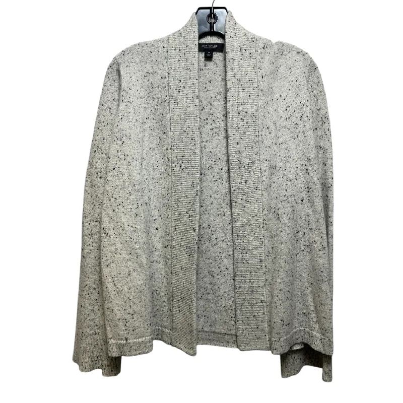 Sweater Cardigan Cashmere By Ann Taylor In Grey, Size: Xs