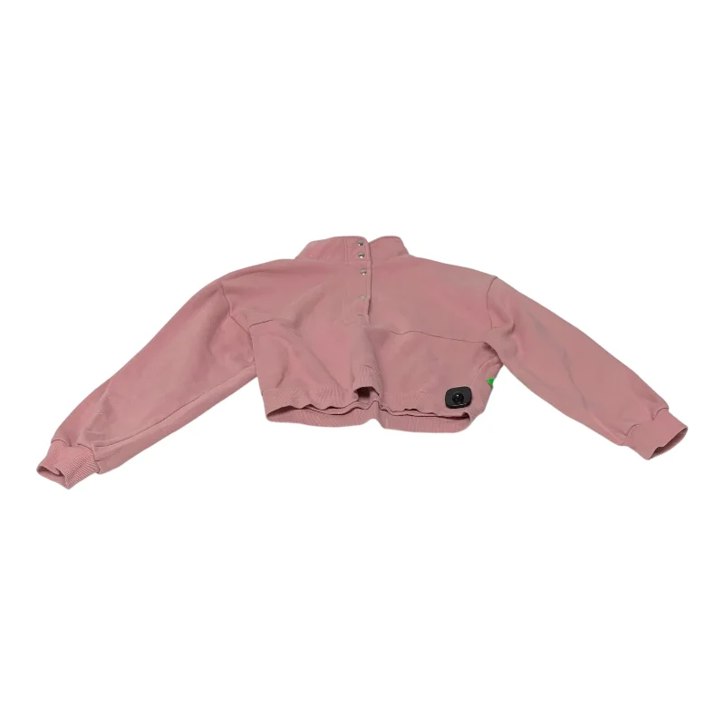 Sweatshirt Collar By Divided In Pink, Size: Xs