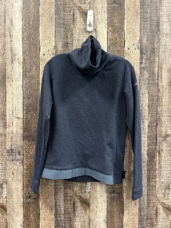 Sweatshirt Collar By Nike In Navy, Size: Xs