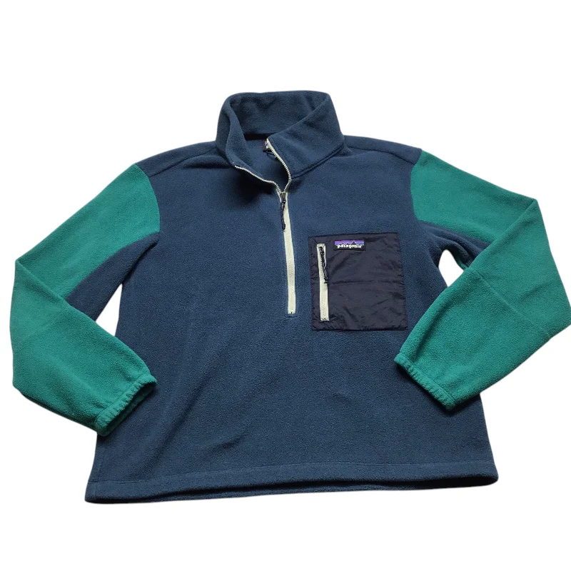 Sweatshirt Collar By Patagonia In Blue, Size: Xs