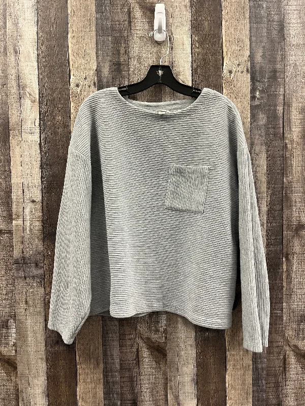 Sweatshirt Crewneck By A New Day In Grey, Size: M