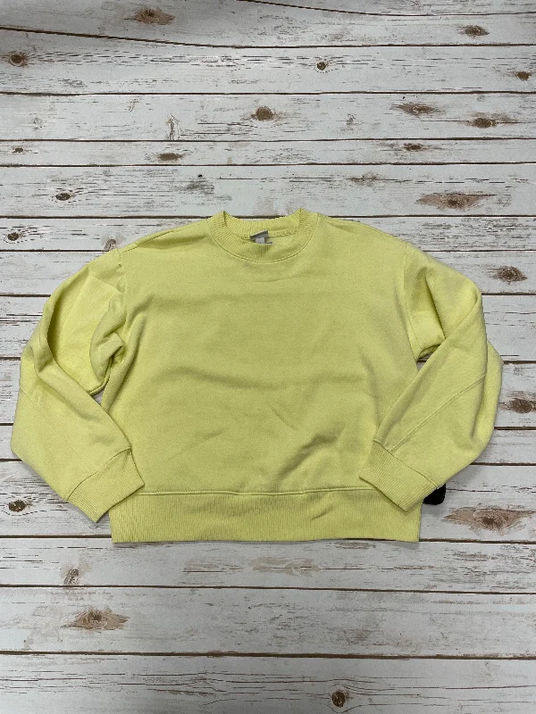 Sweatshirt Crewneck By A New Day In Yellow, Size: S