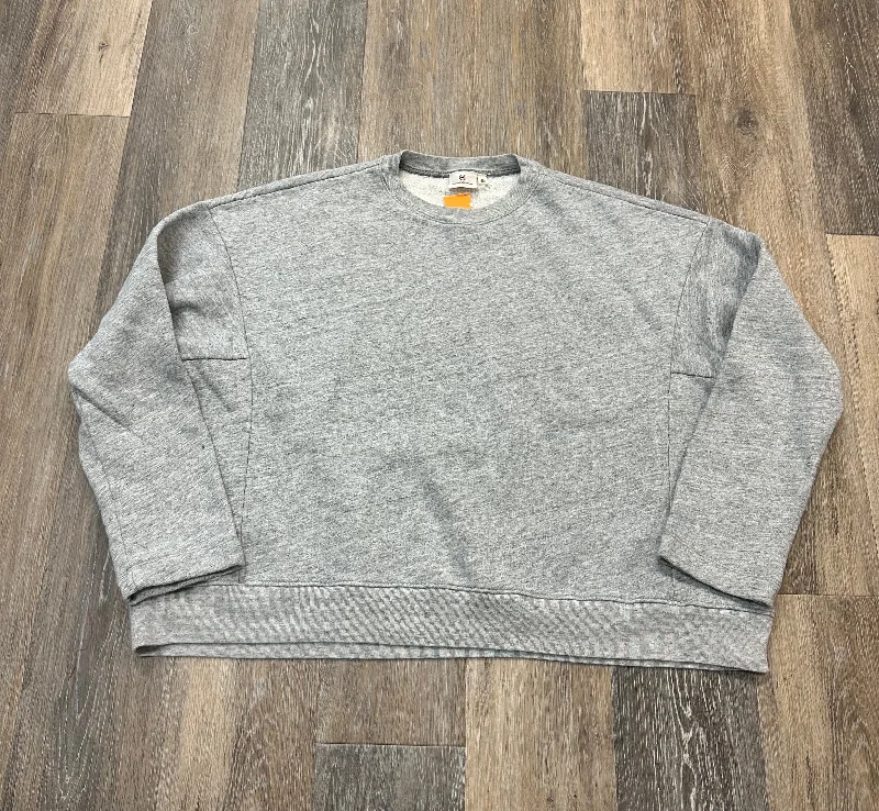 Sweatshirt Crewneck By Adriano Goldschmied In Grey, Size: M