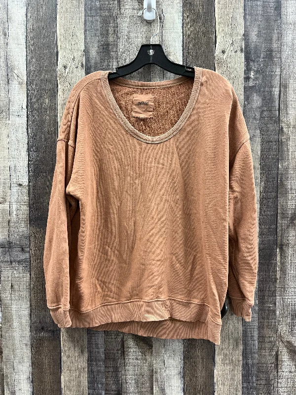 Sweatshirt Crewneck By Aerie In Orange, Size: Xs