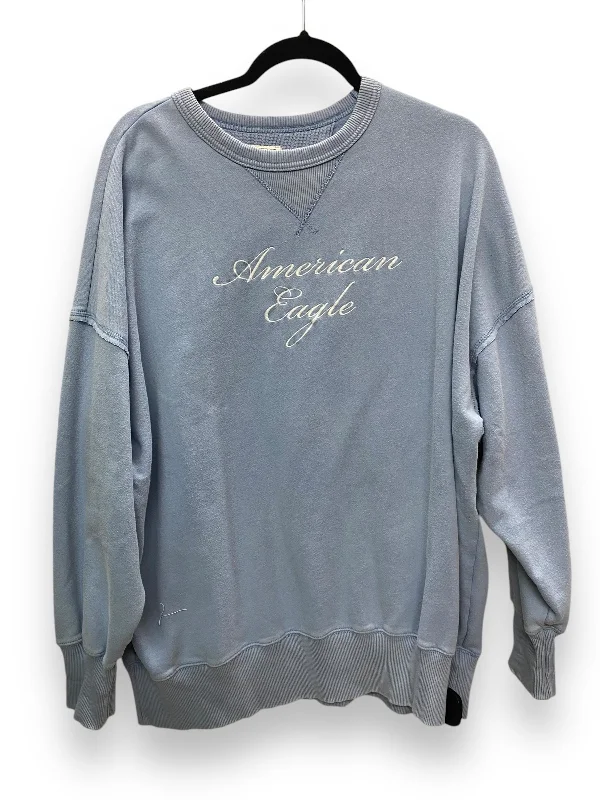 Sweatshirt Crewneck By American Eagle In Blue, Size: Xl