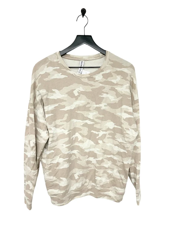 Sweatshirt Crewneck By Athleta In Camouflage Print, Size: M