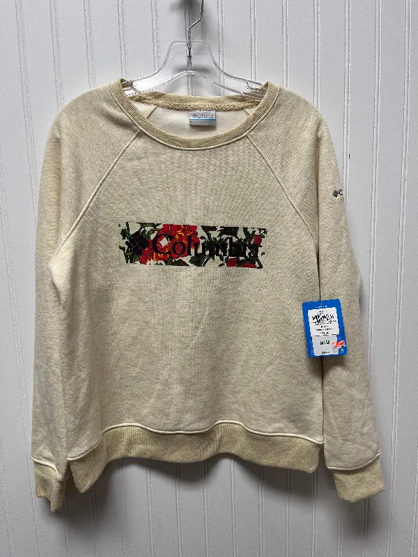 Sweatshirt Crewneck By Columbia In Cream, Size: S