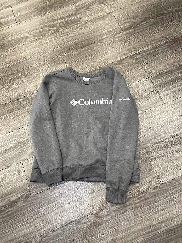 Sweatshirt Crewneck By Columbia In Grey, Size: L