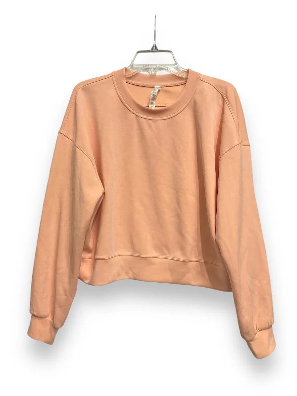 Sweatshirt Crewneck By Lululemon In Peach, Size: M