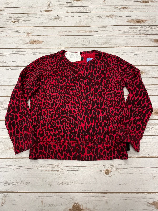 Sweatshirt Crewneck By Mother In Black & Red, Size: Xs