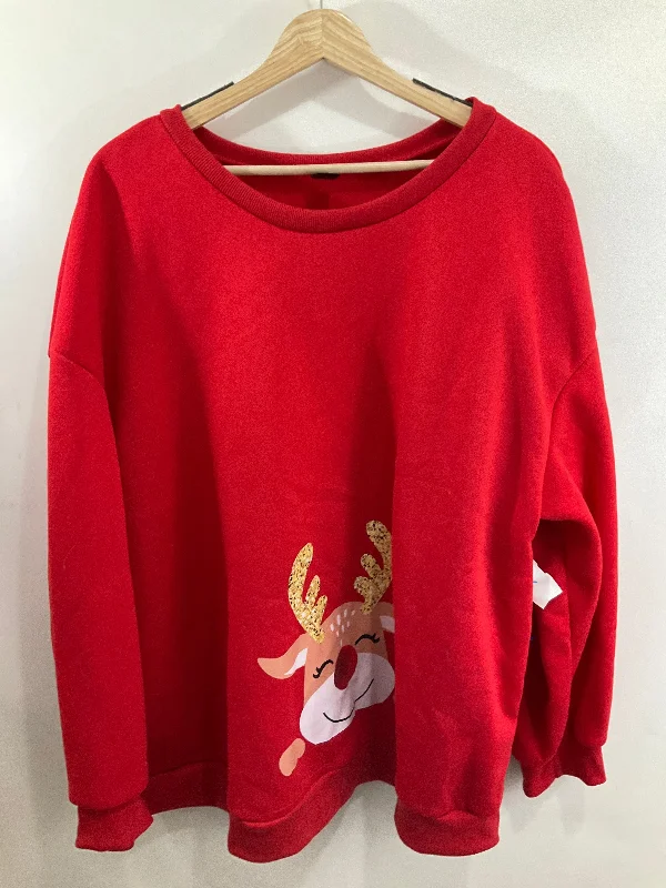 Sweatshirt Crewneck By Shein In Christmas, Size: 5