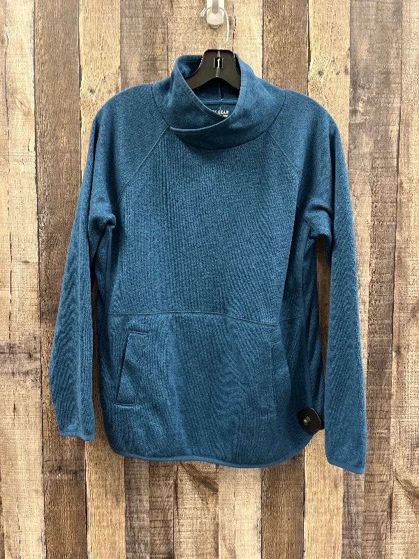 Sweatshirt Crewneck By Tek Gear In Blue, Size: M