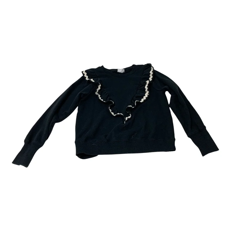 Sweatshirt Crewneck By The Get In Black, Size: Xs