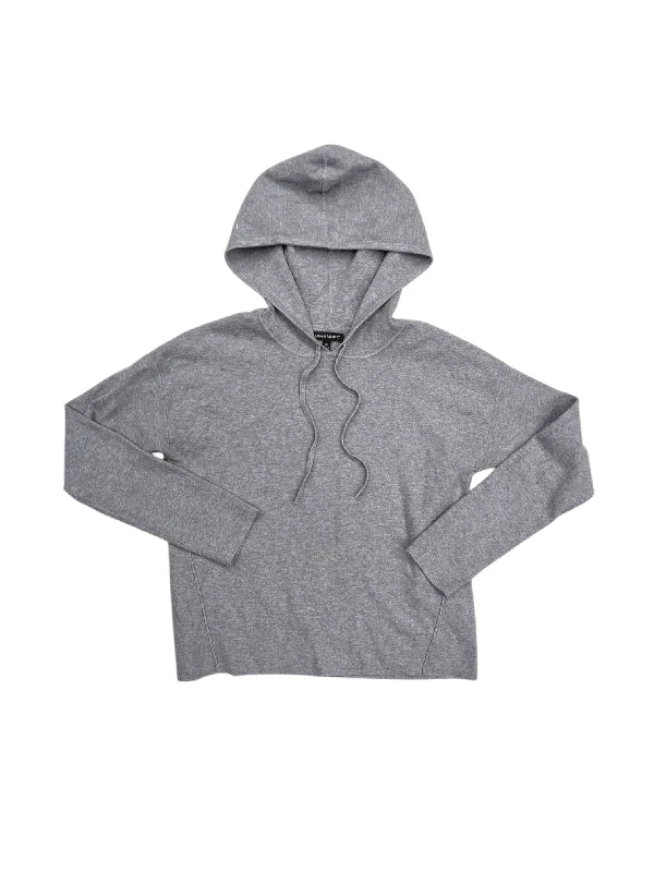 Sweatshirt Hoodie By Banana Republic In Grey, Size: M