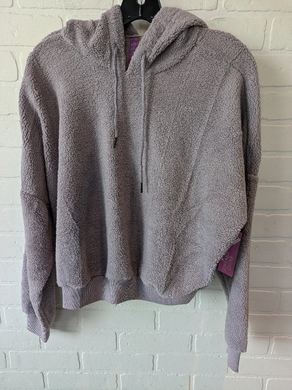 Sweatshirt Hoodie By Clothes Mentor In Purple, Size: 1x