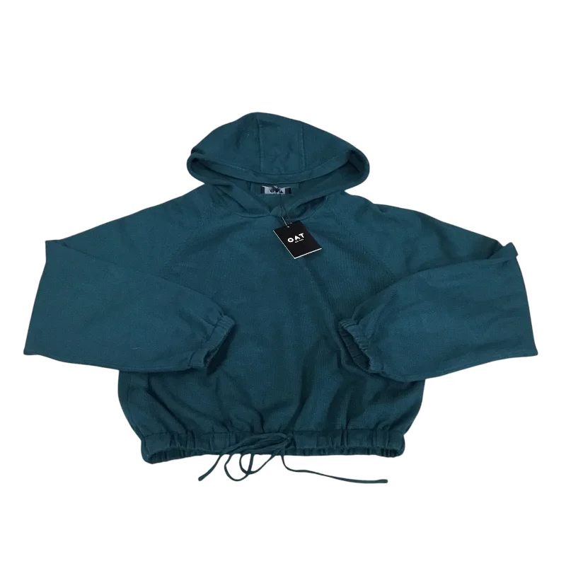 Sweatshirt Hoodie By Cmc In Teal, Size: S