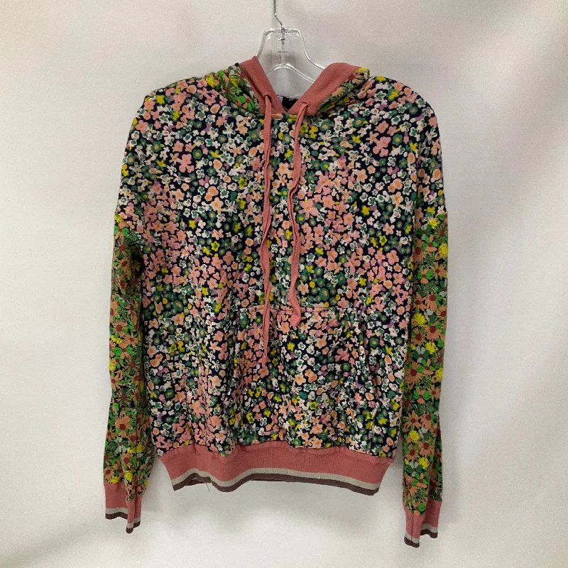 Sweatshirt Hoodie By Conditions Apply In Floral Print