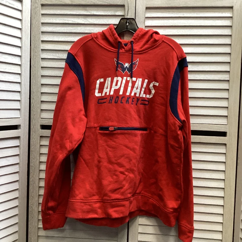 Sweatshirt Hoodie By Fanatics In Red, Size: Xl