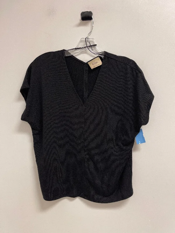 Top Short Sleeve Basic By Elie Tahari In Black, Size: Xs