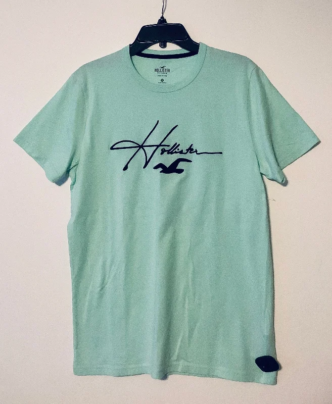 Top Short Sleeve Basic By Hollister In Green, Size: M