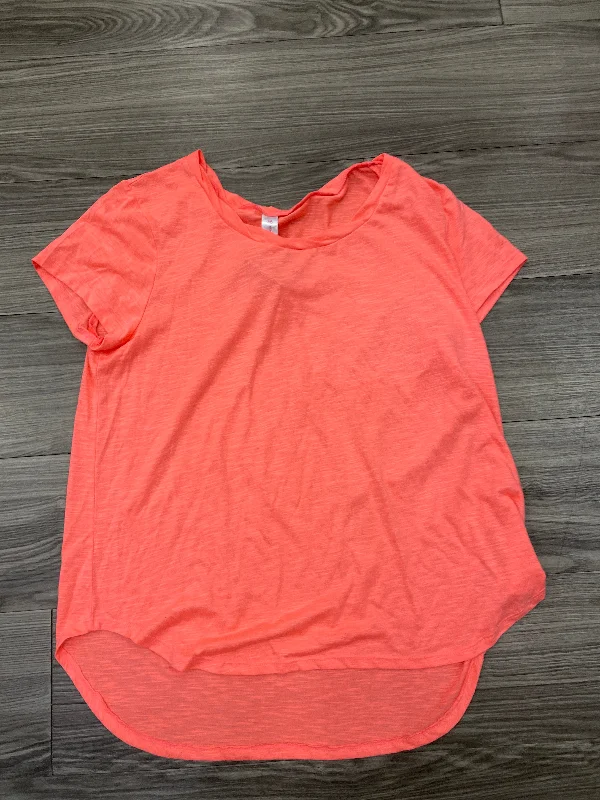 Top Short Sleeve Basic By No Boundaries In Orange, Size: 2x