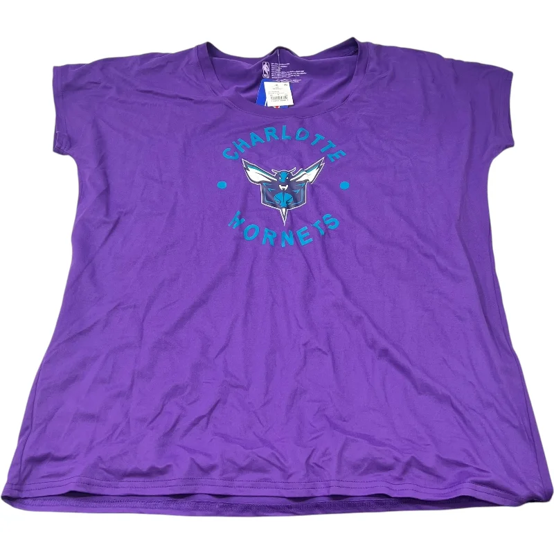 Top Short Sleeve By NBA In Purple, Size: Xl