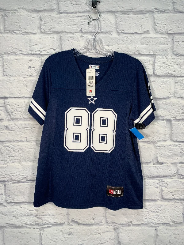 Top Short Sleeve By Nfl In Blue, Size: M